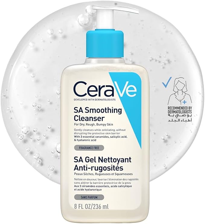 CeraVe SA Smoothing Cleanser for normal, dry and rough skin