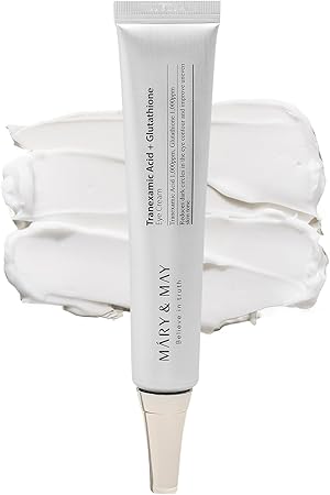 Mary&May Tranexamic Acid + Glutathione Eye Cream - Reduces Dark Circles in the Eye, Improve Uneven Skin Tone