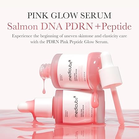 Medicube Salmon DNA PDRN Pink Peptide Serum, Pink glow serum, Peptide, Niacinamide