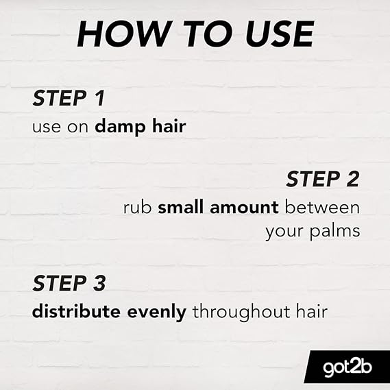 got2b Glued Spiking Glue Hair Gel, Water Resistant, Strong Hold for Up to 72 Hours
