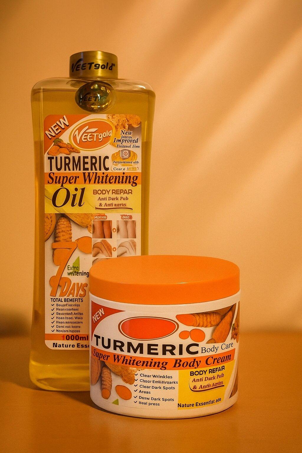Turmeric Oil (1000ml) with FREE Turmeric Cream (500g) Authentic Imported Product